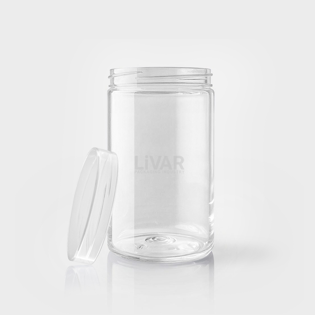 Livar Cylinder PET Jar 1000ml