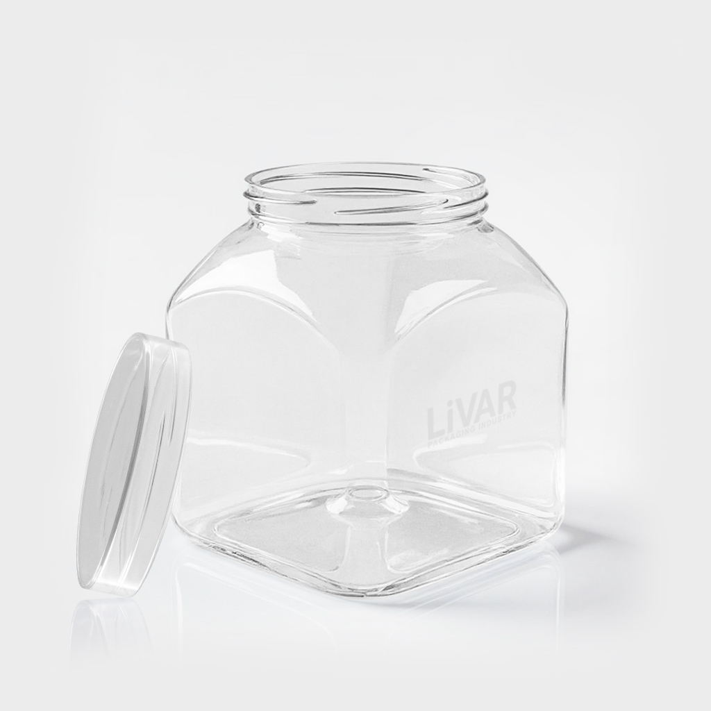 Livar Square PET Jar 800ml